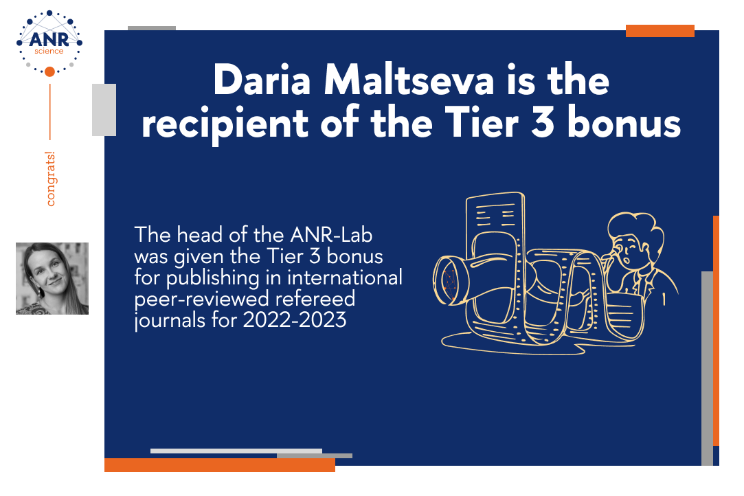 Daria Maltseva is the recipient of the Tier 3 bonus